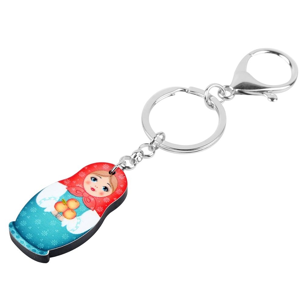 Porte-Clé Poupée Russe - Édition Orange glam