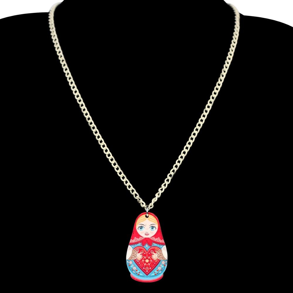 Collier Matriochka CAMILLE - Élégance et Authenticité