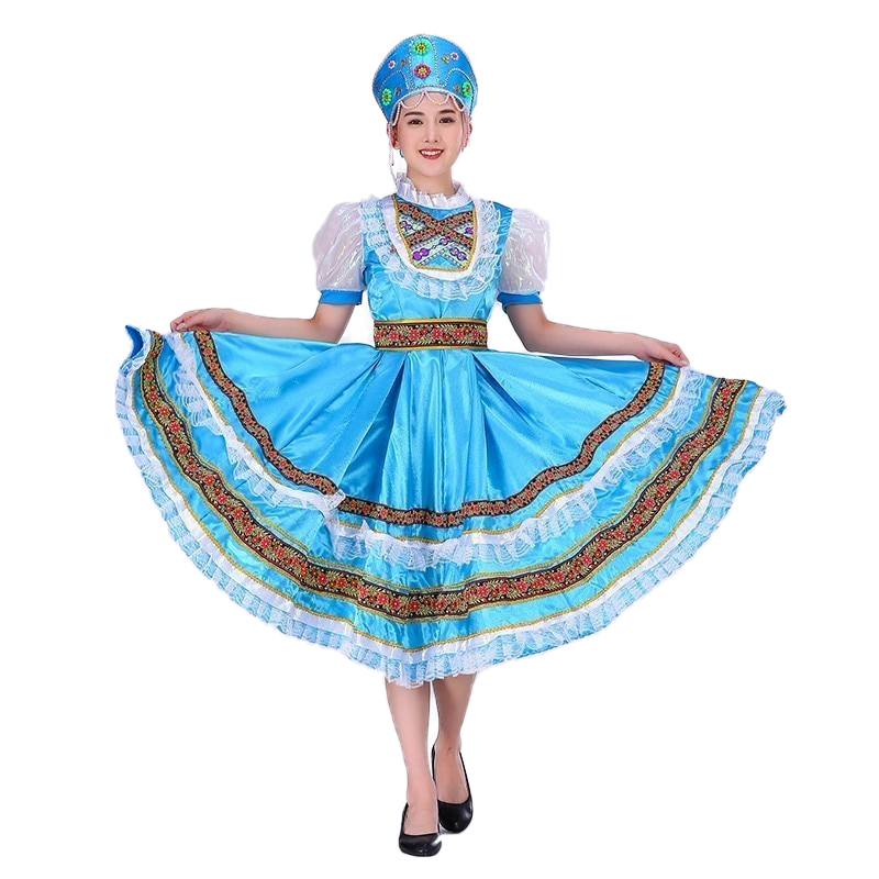 Déguisement Matriochka Traditionnel Bleu - Édition Limitée