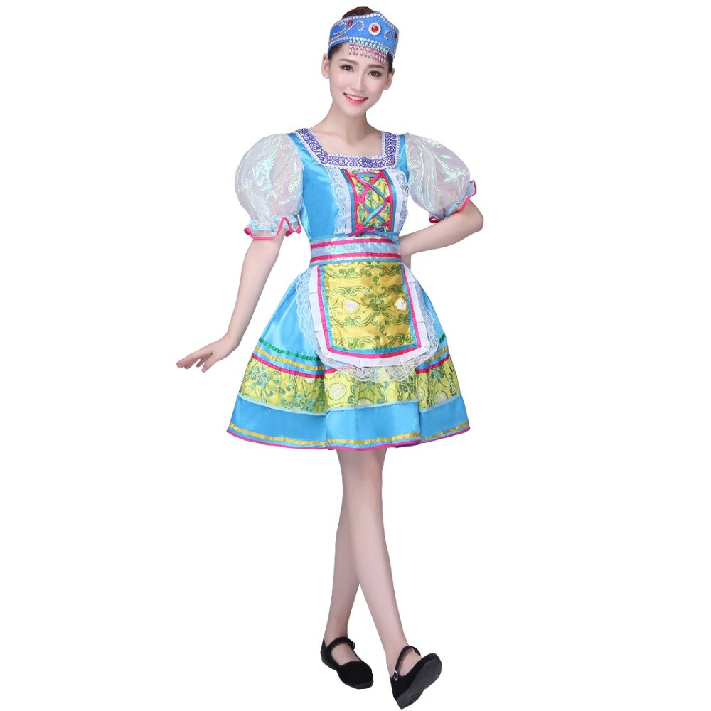 Déguisement Matriochka Femme Bleu - Édition Exclusive