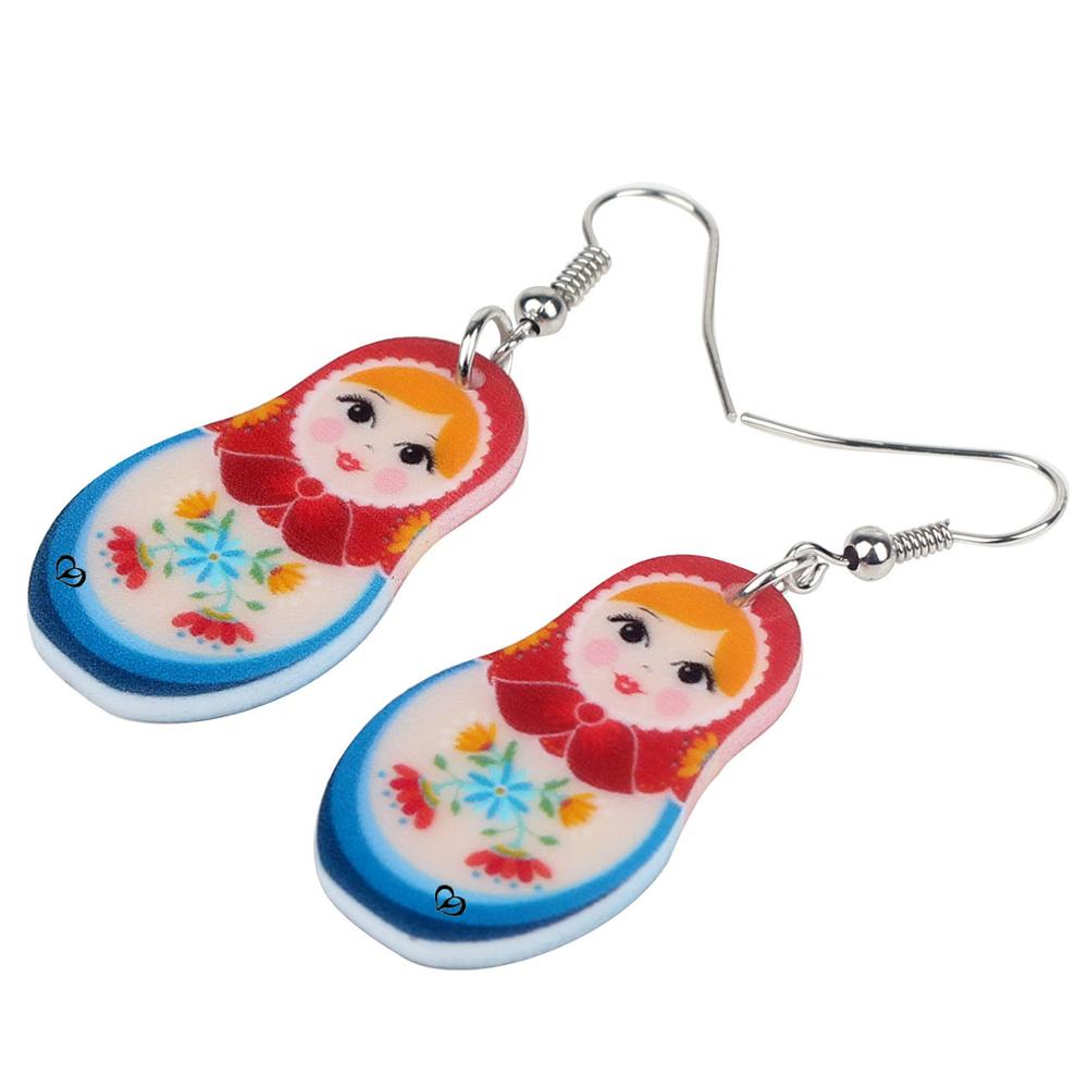 Boucles d'Oreilles Matriochka CHARLIE - Édition Exclusif