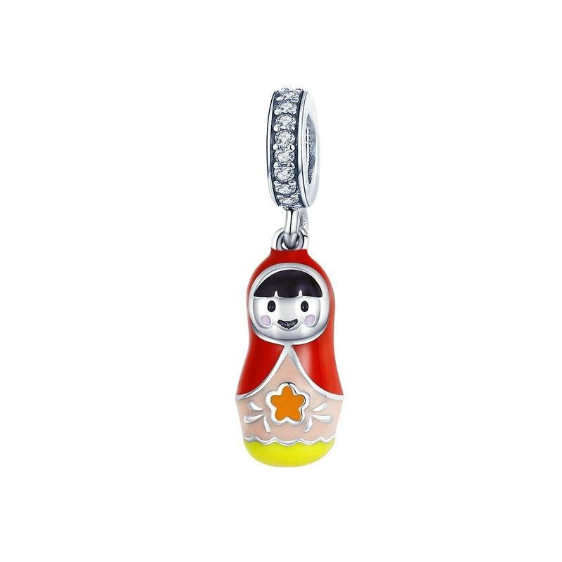 Pendentif Matriochka MALVINA - Collection Exquise