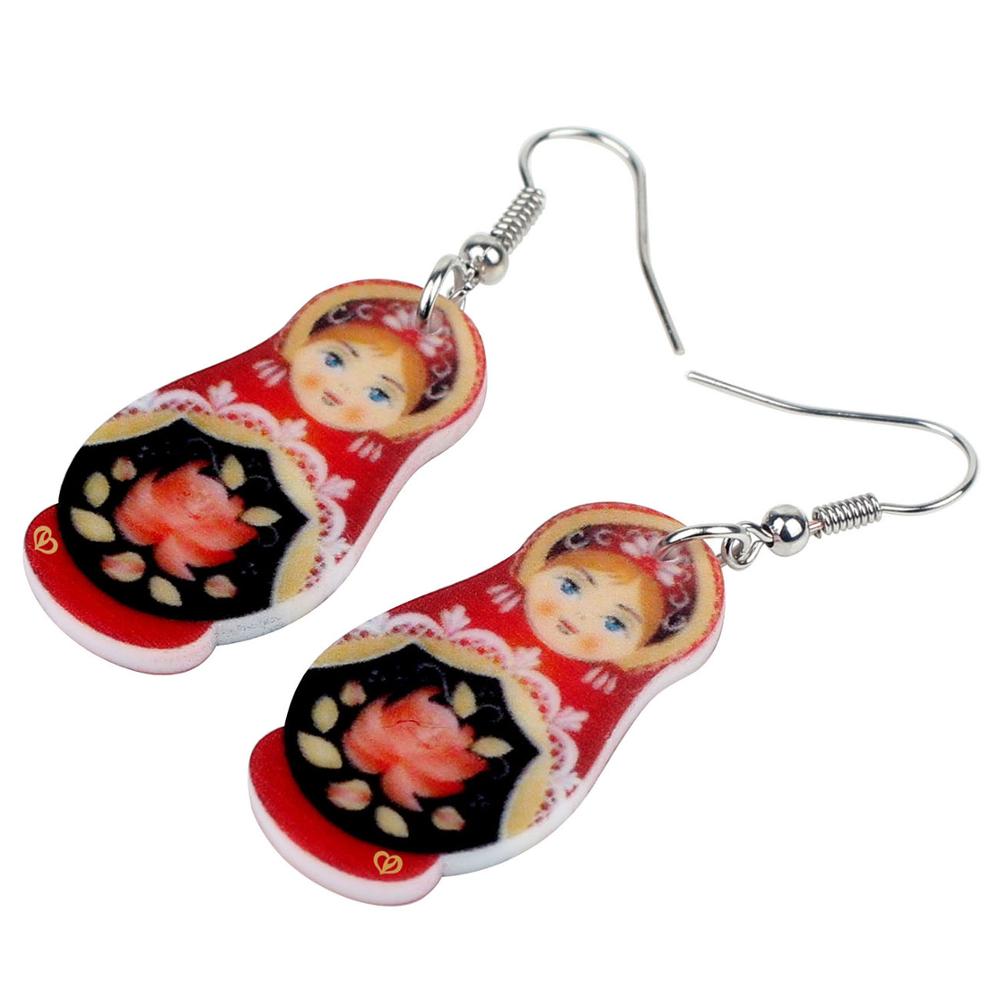 Boucles d'Oreilles Matriochka ROXANE - Édition Limitée