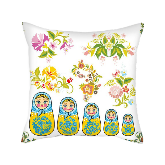 Coussin Matriochka Éco Chic