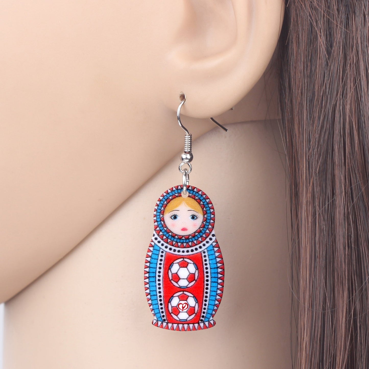 Boucles d'Oreilles Matriochka LINA - Collection Exclusive