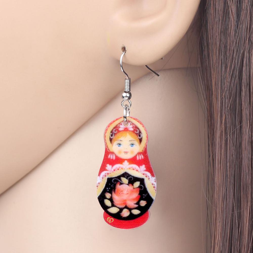 Boucles d'Oreilles Matriochka ROXANE - Édition Limitée