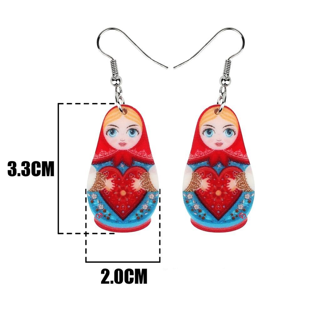 BOUCLES D'OREILLES MATRIOCHKA CHARLOTTE