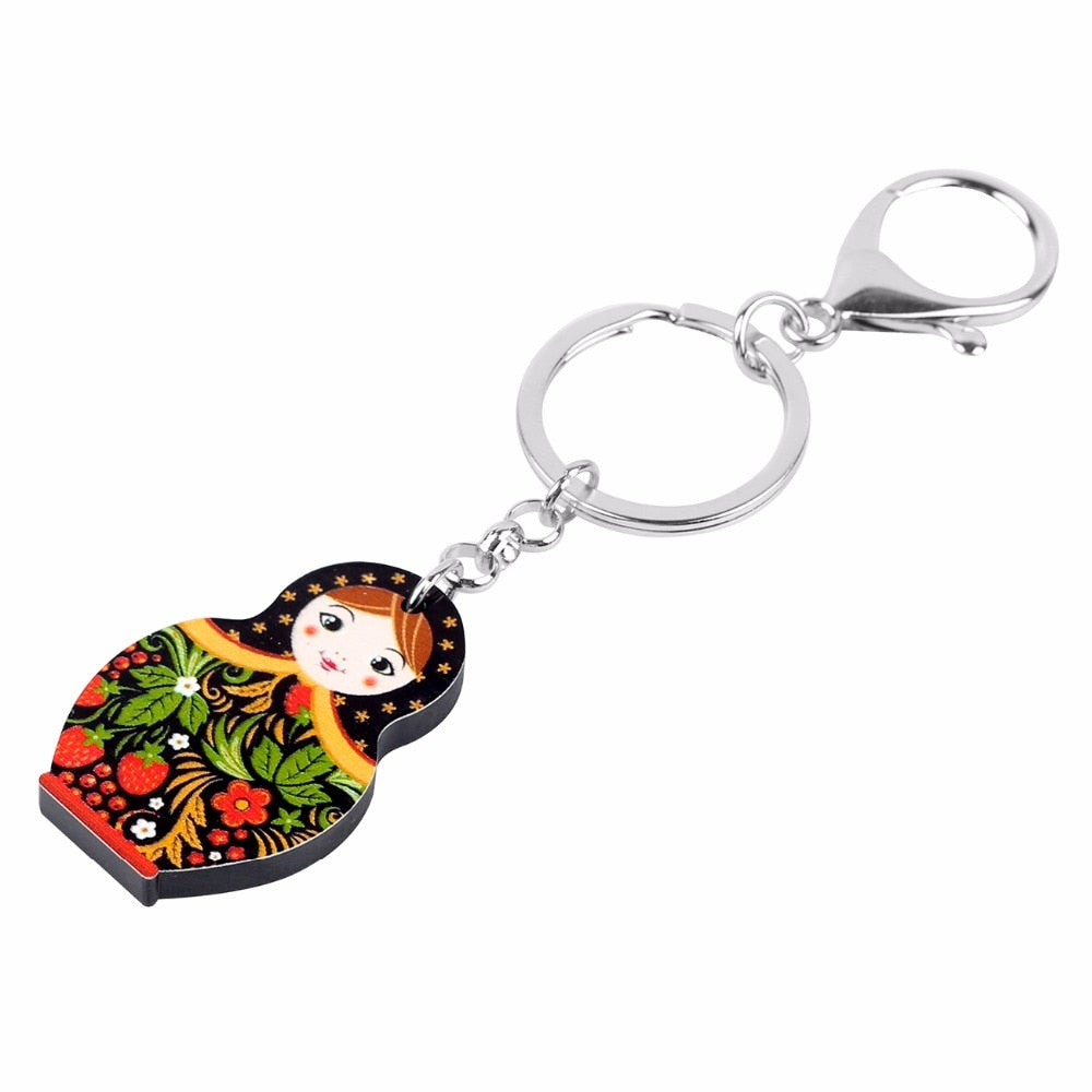 Porte-Clé Fraise Poupée Russe