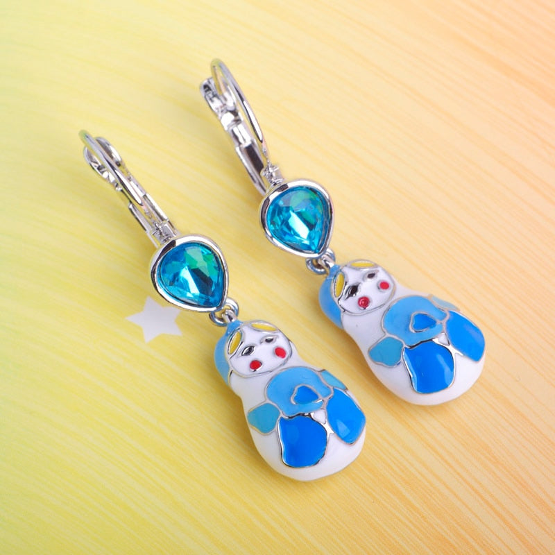 Boucles d'Oreilles Matriochka ZOÉ - Édition Exclusive