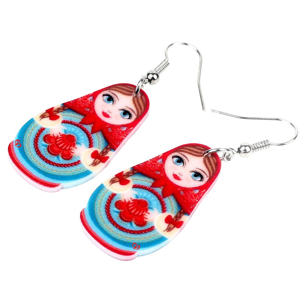 Boucles d'Oreilles Matriochka Marianne Paris