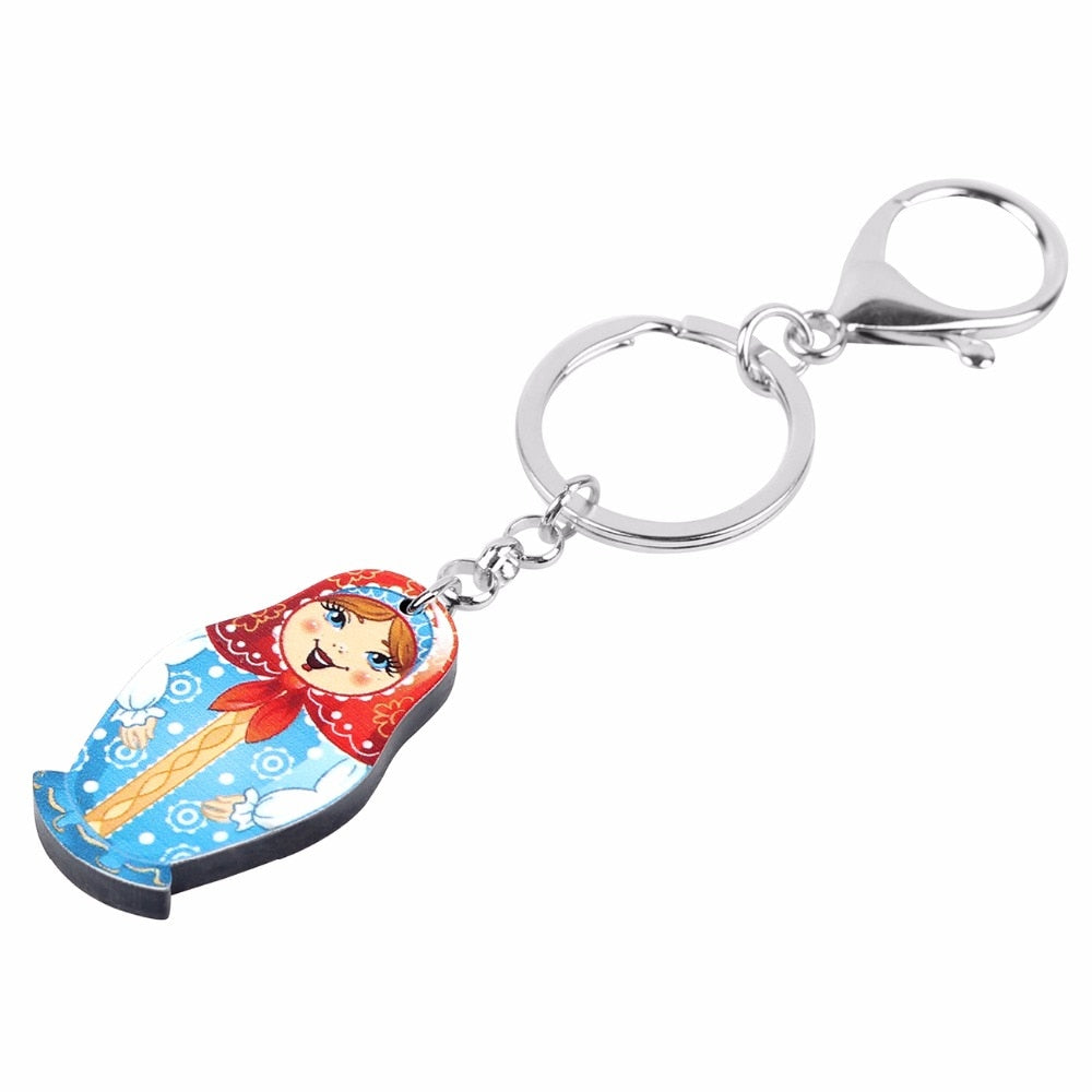 Porte-clés Poupée Russe Sourire - Collection Sourires Doux