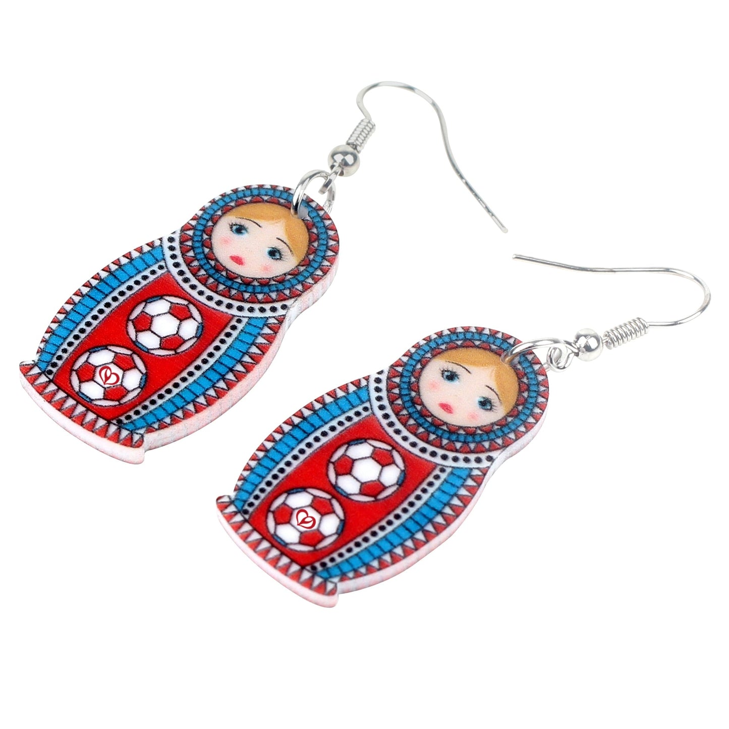 Boucles d'Oreilles Matriochka LINA - Collection Exclusive
