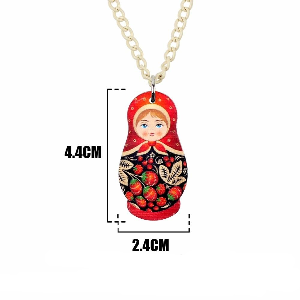 Collier Matriochka INES - Bijoux de style et d'élégance