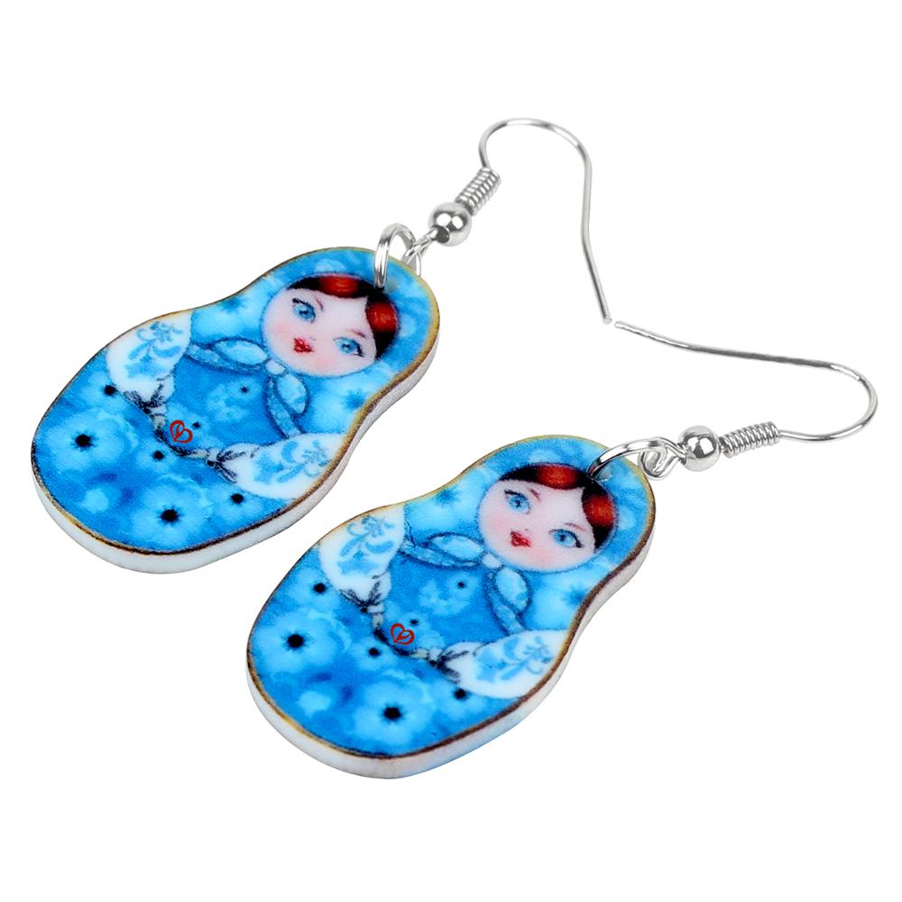 Boucles d'Oreilles Matriochka ZÉLIE - Collection Exclusive