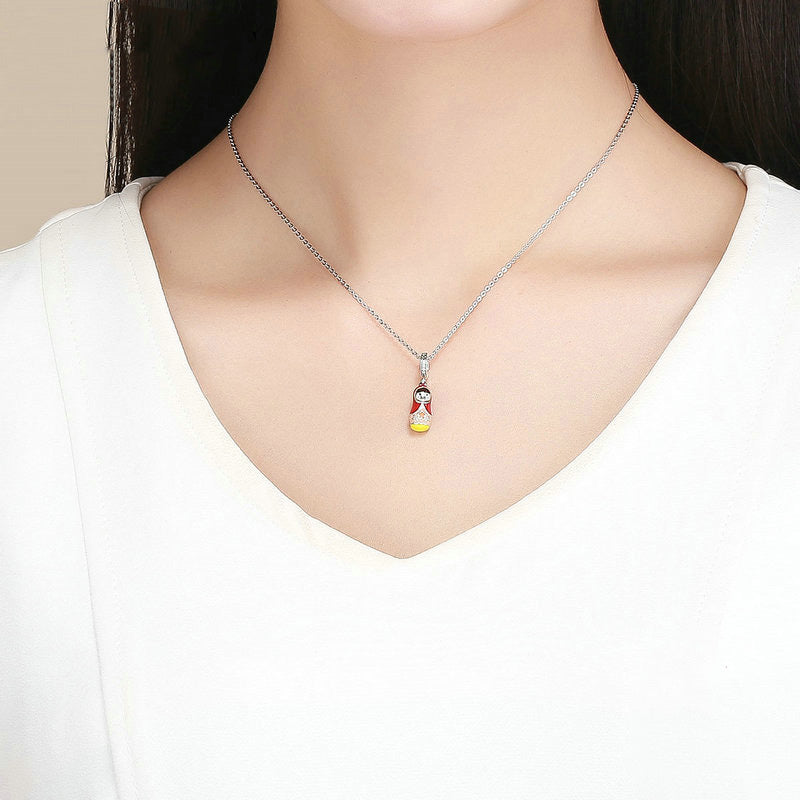 Pendentif Matriochka MALVINA - Collection Exquise