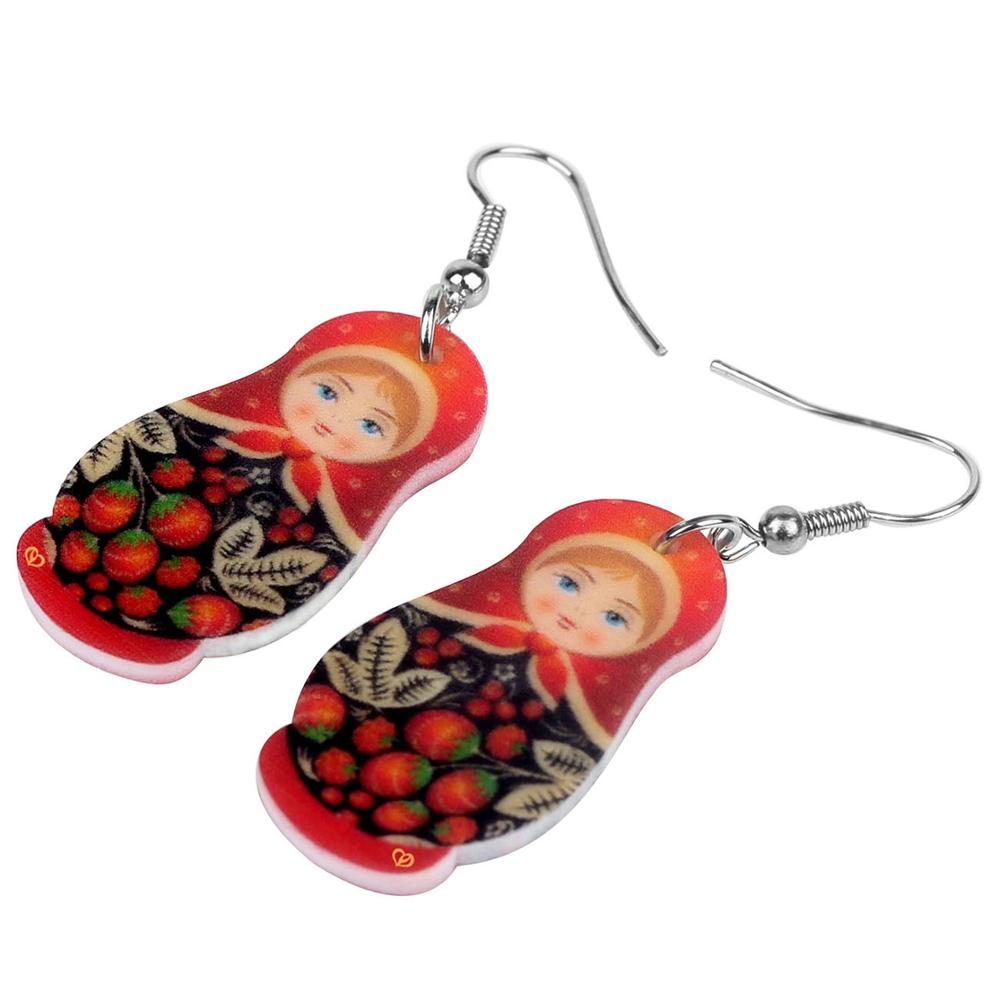 Boucles d'Oreilles Matriochka CATHY - Collection Exclusive