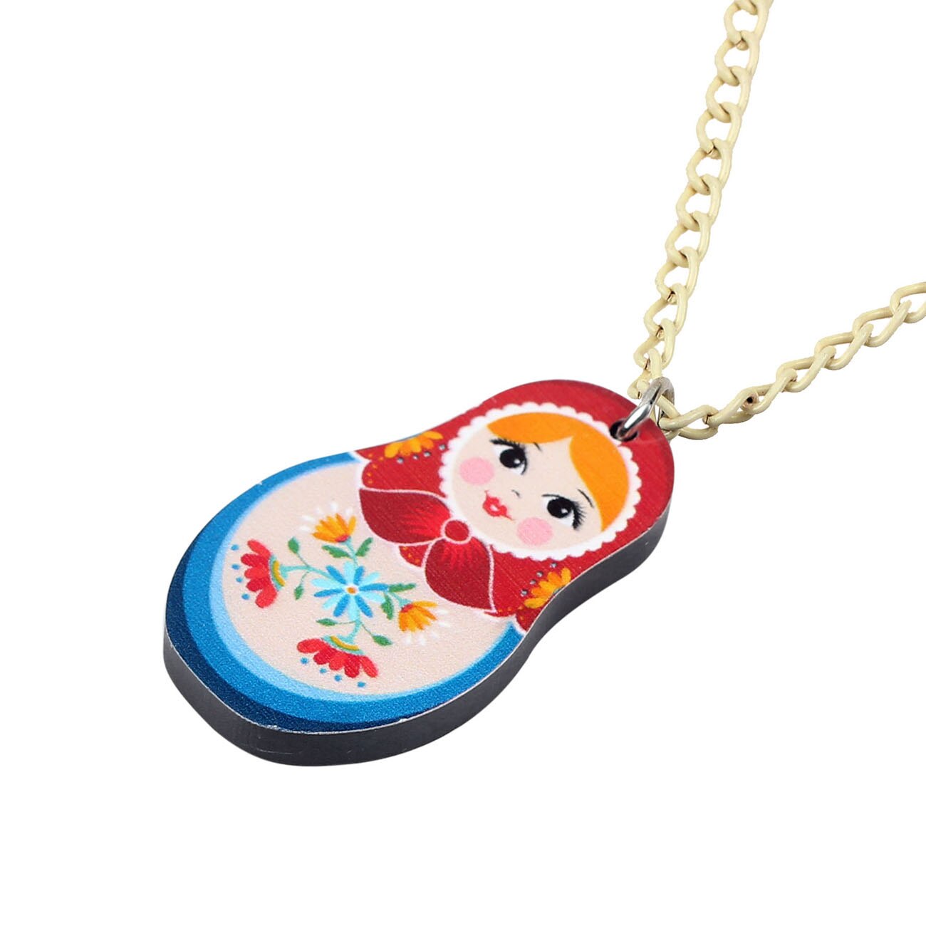 Collier Matriochka MARINE - Édition Exclusive