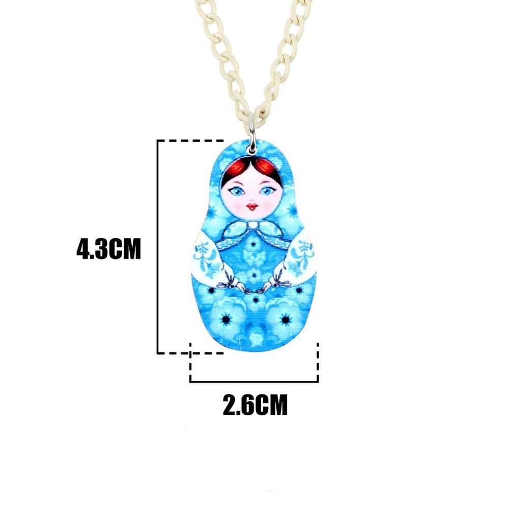 Collier Matriochka MARLÈNE - Édition Limitée