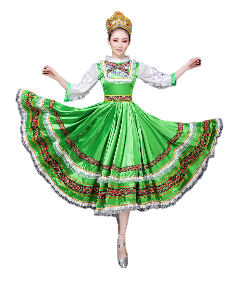 Déguisement Matriochka Vert - Collection Exclusif