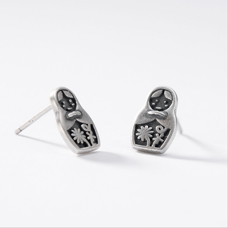 Boucles d'Oreilles DANAÉ Matriochka