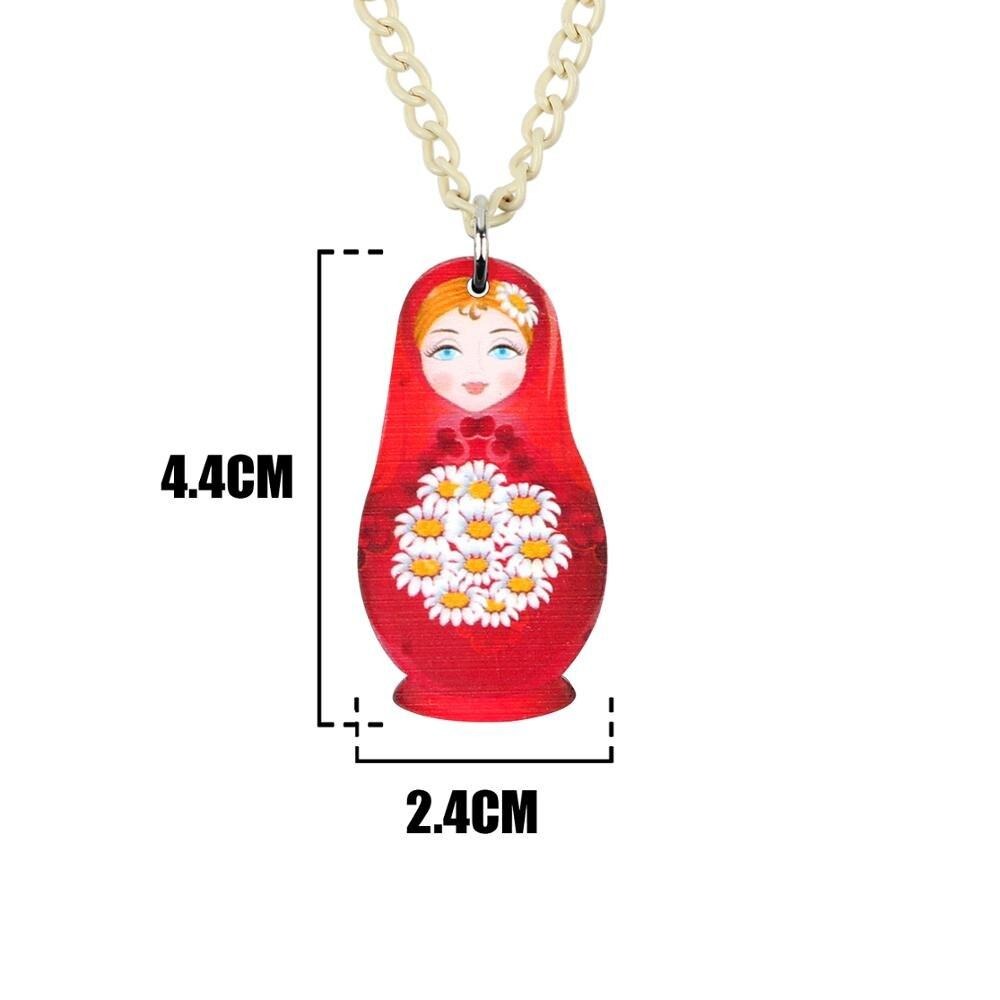 Collier Matriochka AUDREY - Collection Exclusive