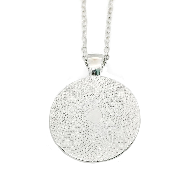 Collier Matriochka en Cyan Brillant