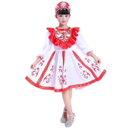 Déguisement Matriochka Rouge pour Enfant