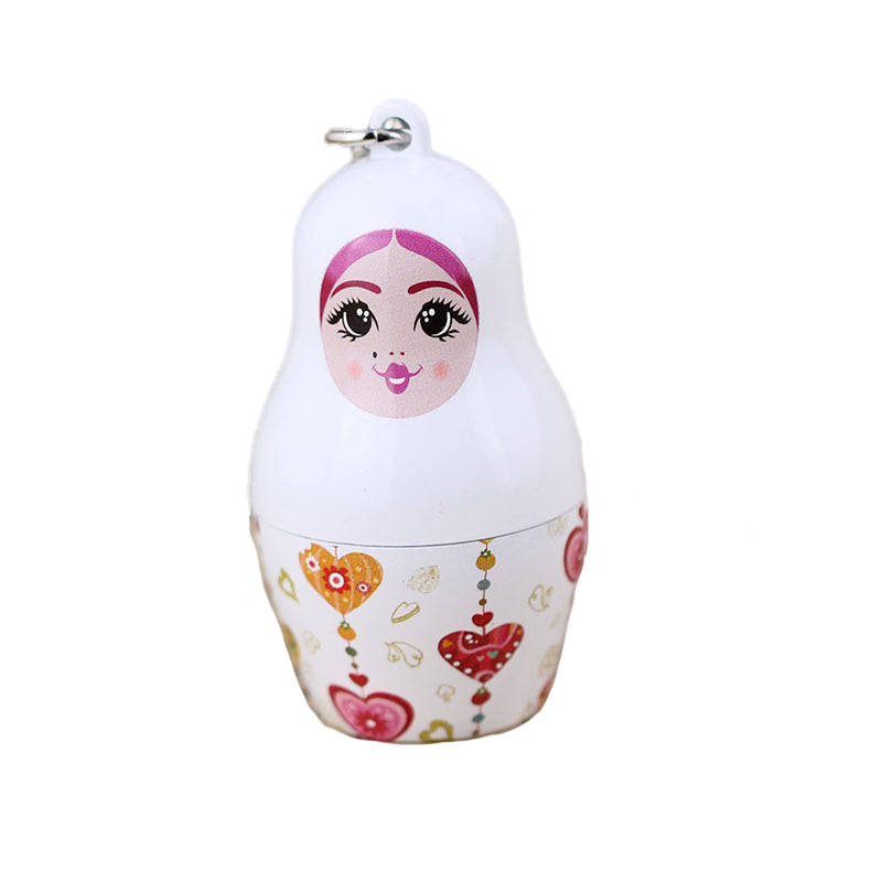 Porte-clé Babushka Blanc