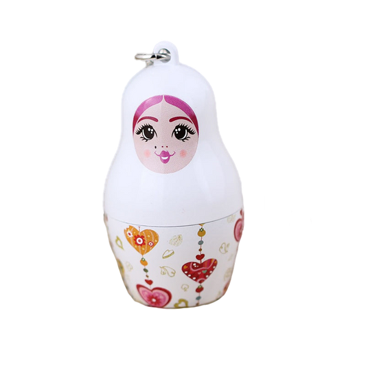 Porte-clé Babushka Blanc