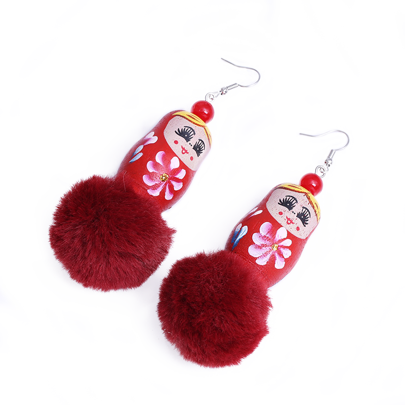 Boucles d'Oreilles Matriochka JULIETTE - Collection Exclusif by JULIETTE