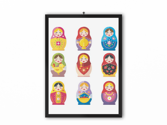Tableau Poupée Russe ColorPop
