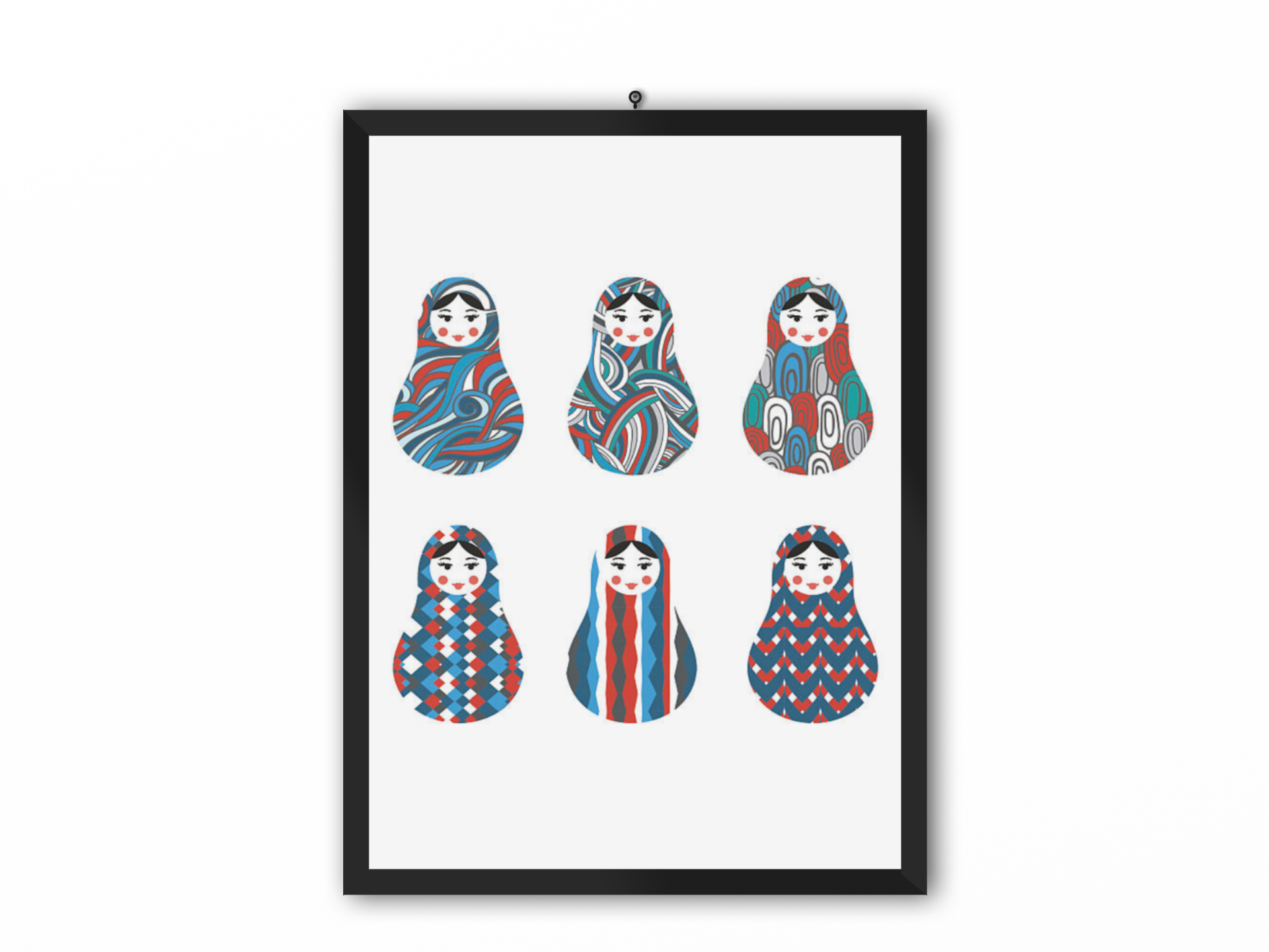Tableau de Poupées Russes de Collection "Honneur"