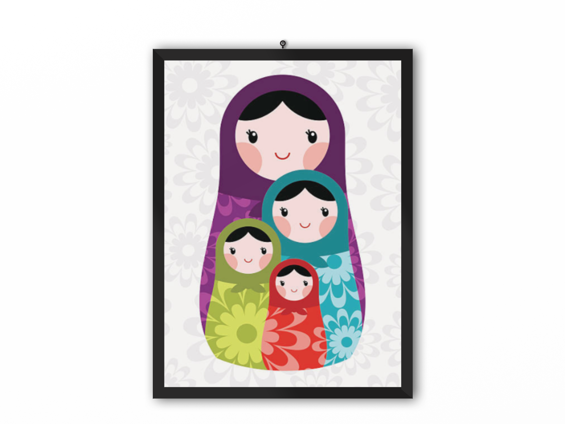 Famille de Poupées Russes: Tableau Exceptionnel