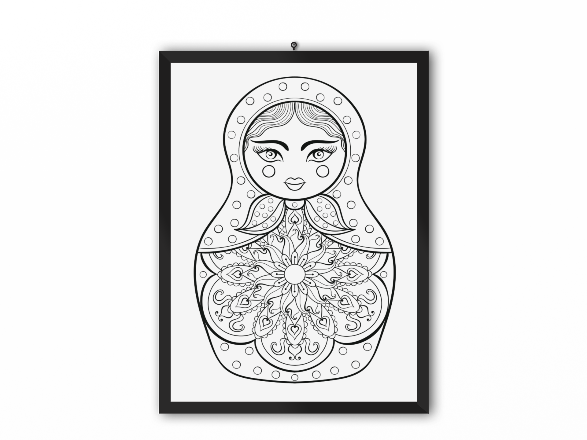 Tableau Poupée Russe Mandala by ZenArt