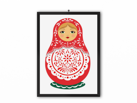 Tableau de Poupée Russe Traditionnelle