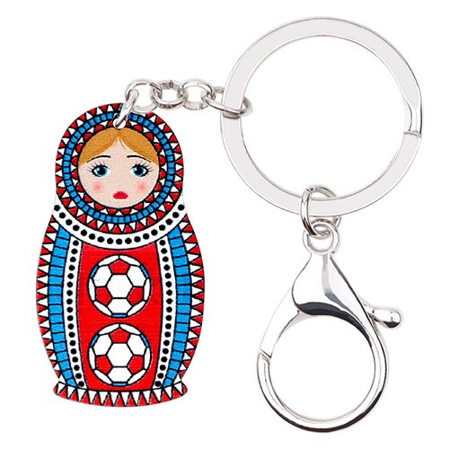Porte-Clé Poupée Russe Foot Craquante