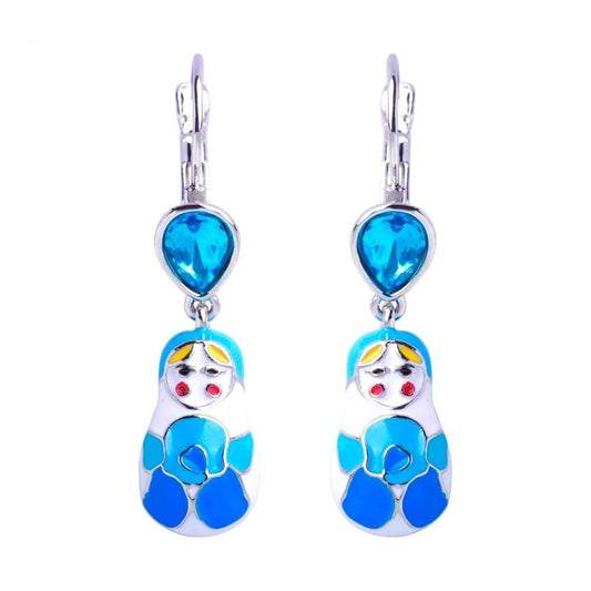 Boucles d'Oreilles Matriochka ZOÉ - Édition Exclusive