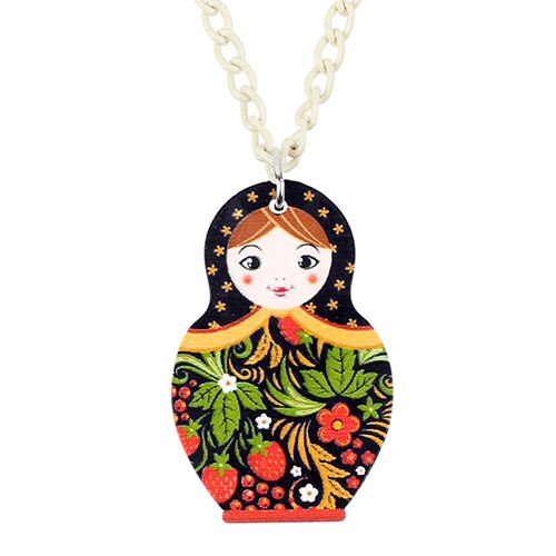 Collier Matriochka par ANAELLE