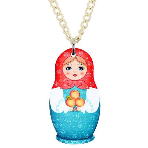 Collier Matriochka par CHRISTELLE