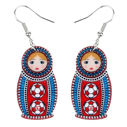 Boucles d'Oreilles Matriochka LINA - Collection Exclusive