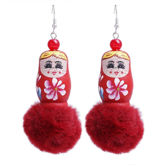 Boucles d'Oreilles Matriochka JULIETTE - Collection Exclusif by JULIETTE