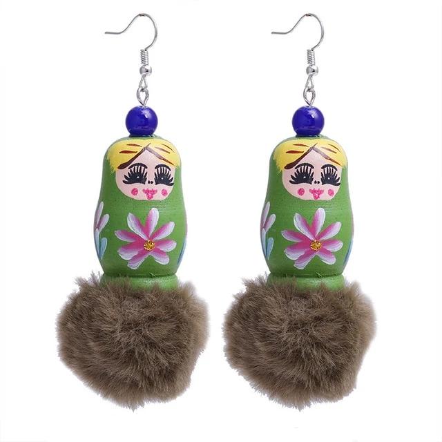 Boucles d'Oreilles Matriochka by BARBARA