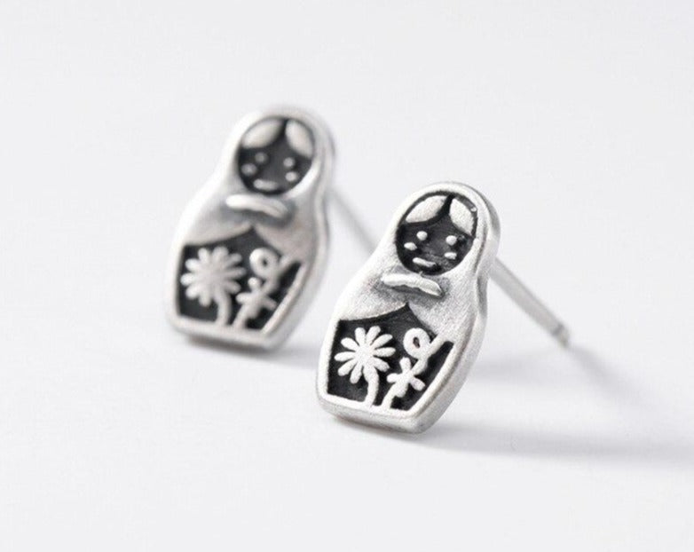 Boucles d'Oreilles DANAÉ Matriochka