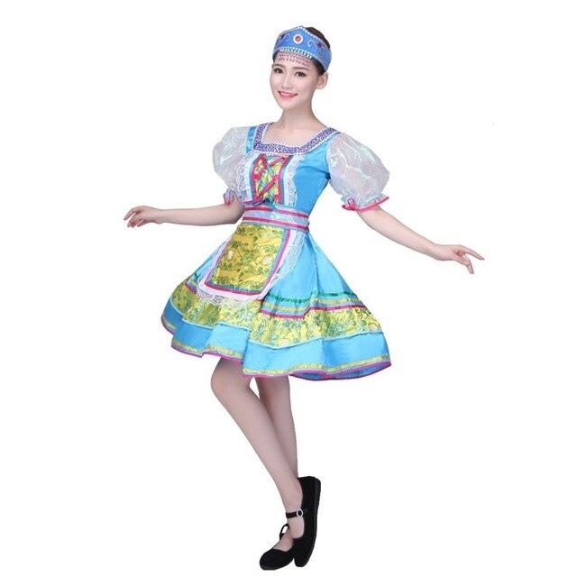 Déguisement Matriochka Femme Bleu - Édition Exclusive