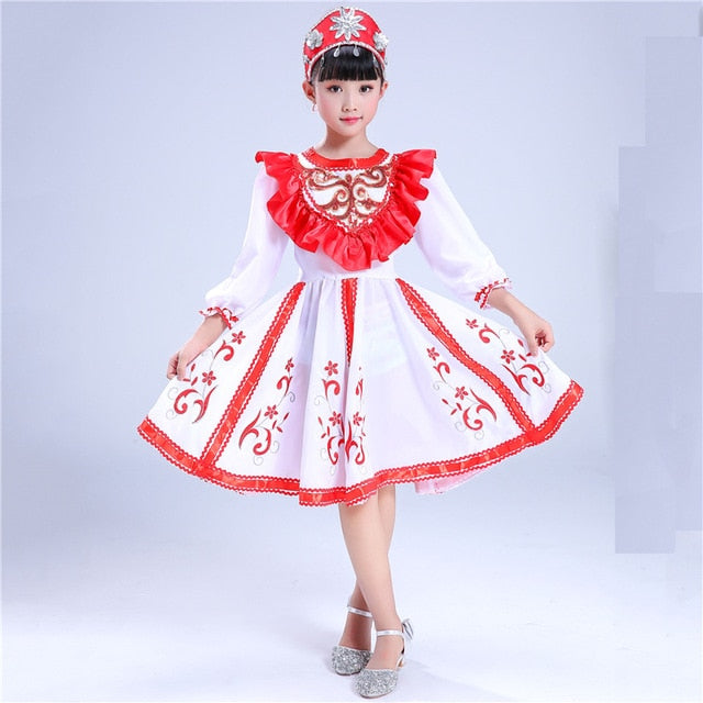 Déguisement Matriochka Rouge pour Enfant