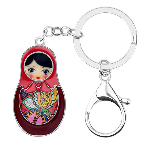 Porte Clé Poupée Russe Rose - Édition Limitée