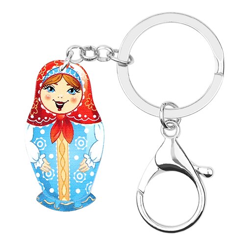 Porte-clés Poupée Russe Sourire - Collection Sourires Doux