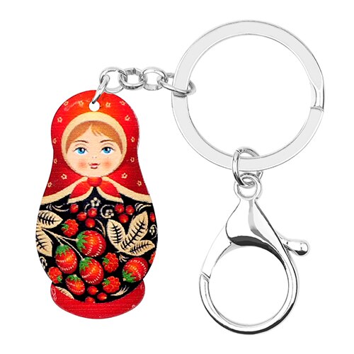 Porte Clé Poupée Russe Fruit - Collection Folk'Fruit