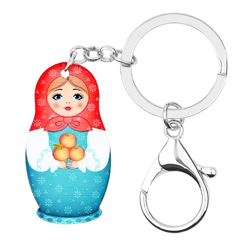 Porte-Clé Poupée Russe - Édition Orange glam