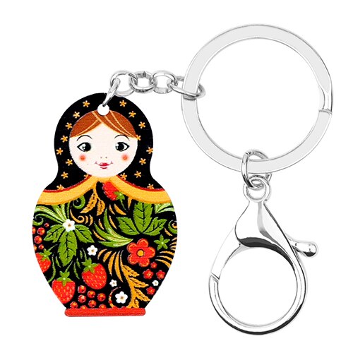 Porte-Clé Fraise Poupée Russe